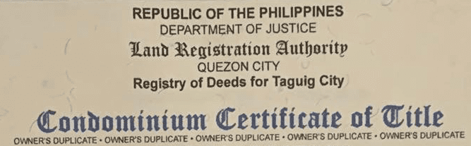 Celebrating Small Victories – I Got My Certificate of Title Today (September 24, 2019)!