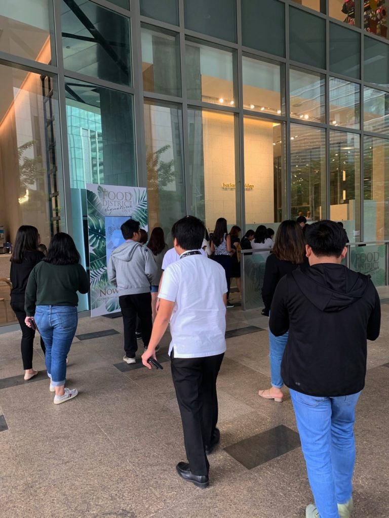 living in Manila (BGC), food district on 5th