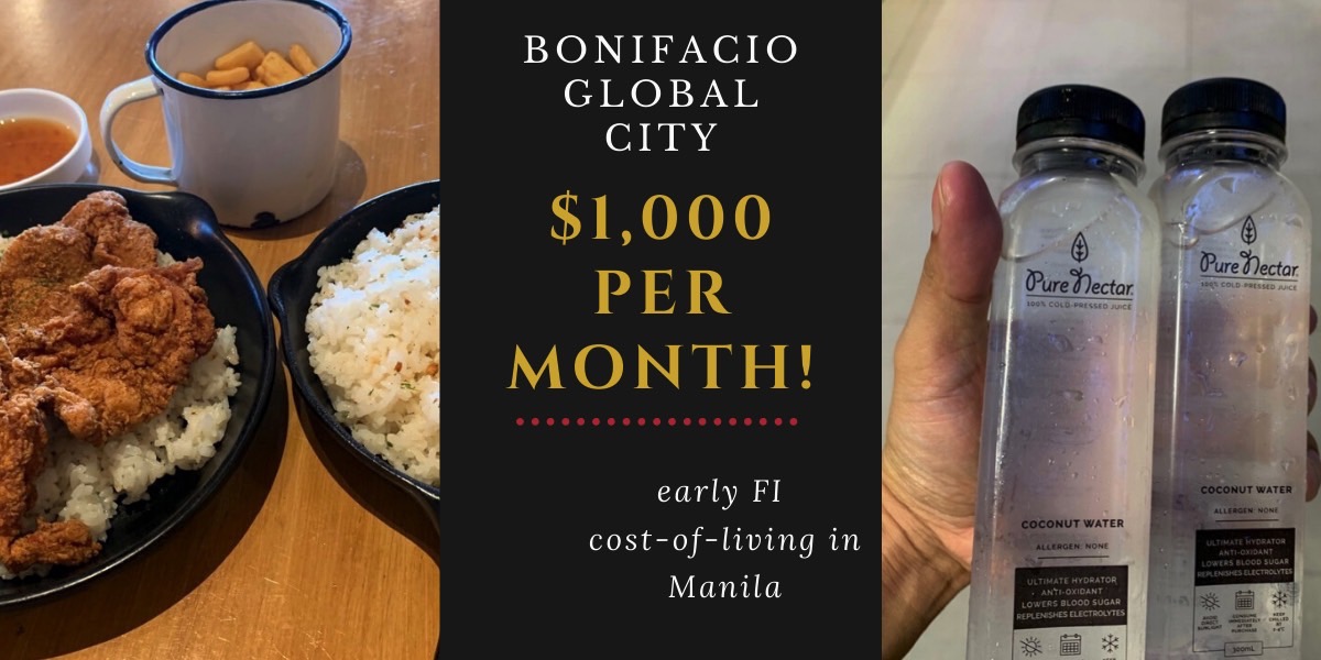 Living in Manila (BGC) for Less Than $1,000/Month