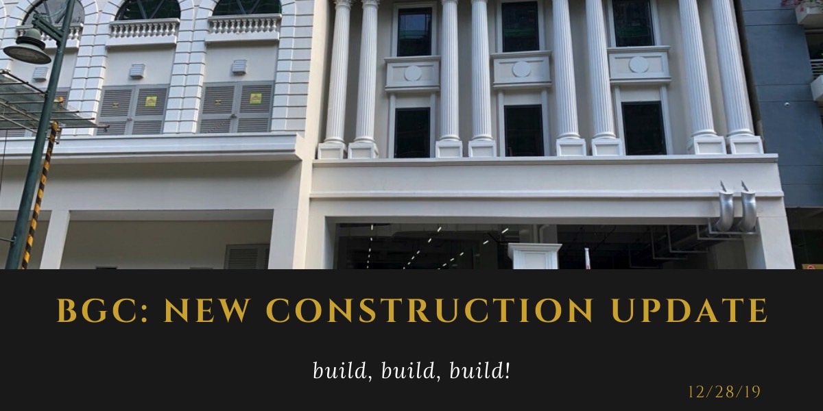 BGC: New Construction Update (December 2019)