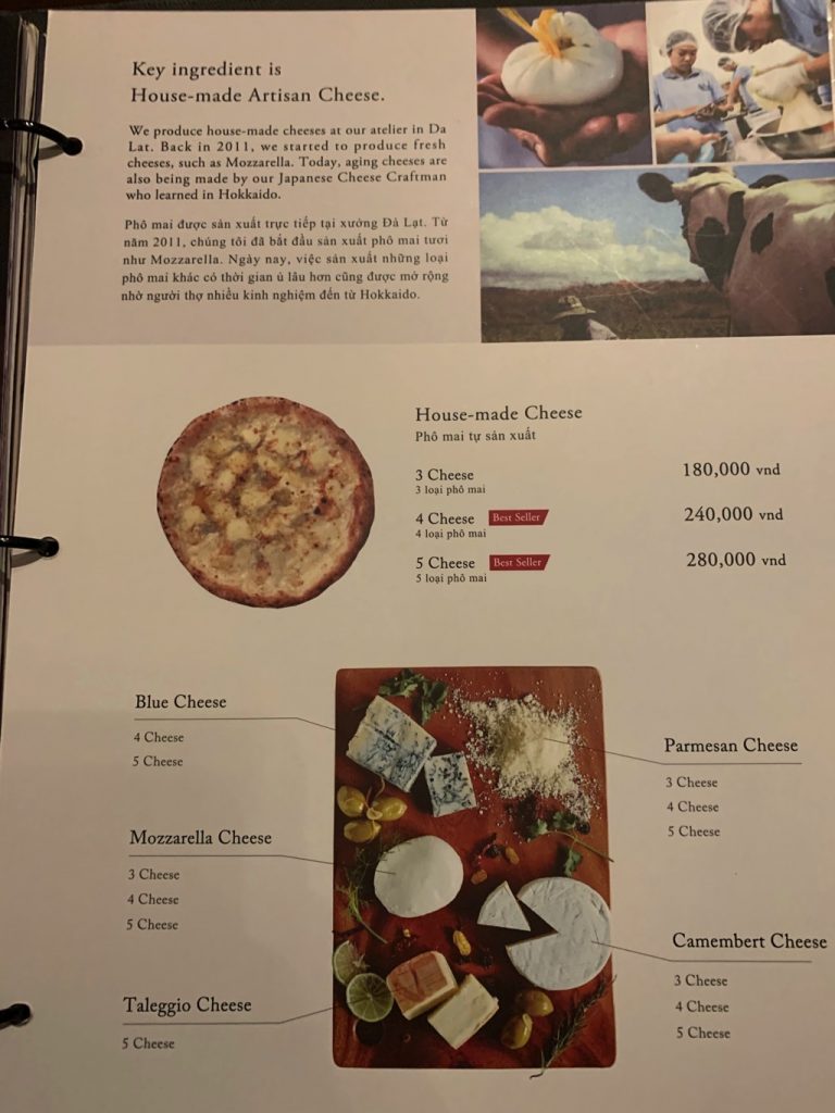 Artisan cheese fresh from Da Lat! 4P's