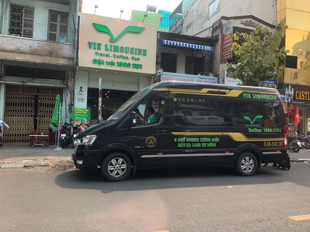 early FI destination Ho Chi Minh City; traveling in style limo to Vung Tau